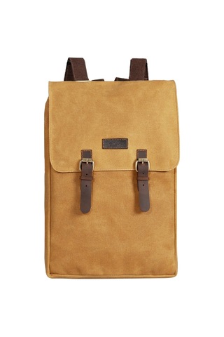 Gillario Design 02 15.6 Inch Hardal Kanvas Laptop Sırt Çantası