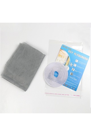 Sones Sinek Böcek Sivrisinek Ağı Kapı Pencere Ağı Ağ Örgü Ekran Perde Koruyucu Sineklik Böcek Dıy, Boyut: 1.3x1.5m Siyah