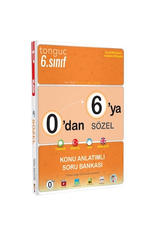 Tonguç 6. Sınıf 0 Dan 6 Ya Konu Anlatımlı Soru Bankası Seti