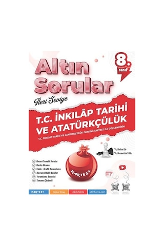 Nartest Yayınları 8. Sınıf T.c. İnkılap Tarihi Ve Atatürkçülük Altın Sorular İleri Seviye