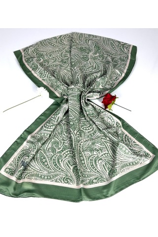 İPEKAL Soft Pamuk Şal-75 X 190 -06574 Yeşil