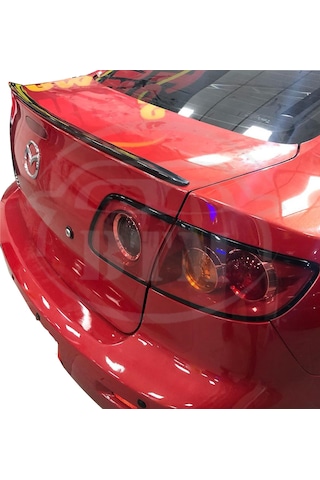 Mazda 3 Bagaj Üstü Spoiler Piano  Black