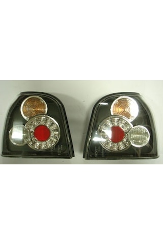 Volkswagen Golf 3 92/98 Modifiye Stop Lambası Sağ/sol Set 2 Parça Ledli Siyah Tyc - Diğer Oto Elektrik