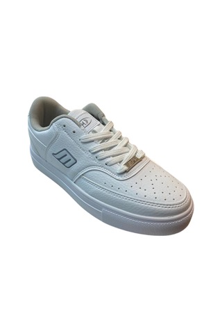 M.p. 232-1291 Zn Beyaz Cilt Sneaker Ayakkabı Beyaz