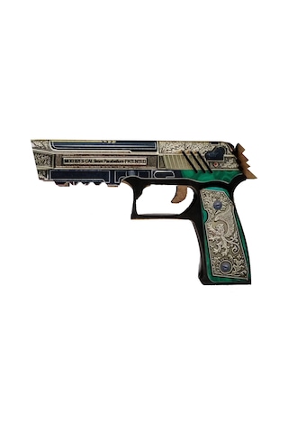 Ahşap Cs-Go P250 Tabanca Oyuncak Set