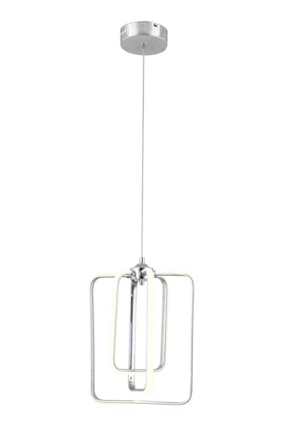 Kare 3lü Krom Kumandalı Ve Dimerli Beyaz, Sarı, Gün Işığı Ledli Plafonyer Avize Sb-ld-608 Krom