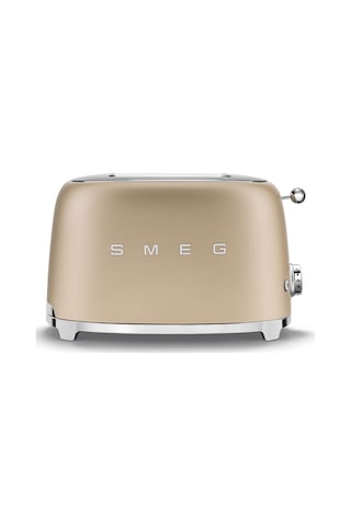 Smeg TSF01 2 Dilim Ekmek Kızartma Makinesi Mat Altın