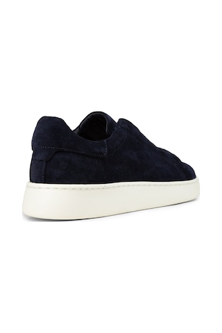 Deery Erkek Gizli Bağcıklı Hakiki Süet Lacivert Sneaker - 04444mlcve02
