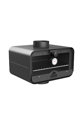 Baca Fırını / Uyumlu Boru Çapı: 15 Cm / Mat Siyah Boyalı / Baba's Stove