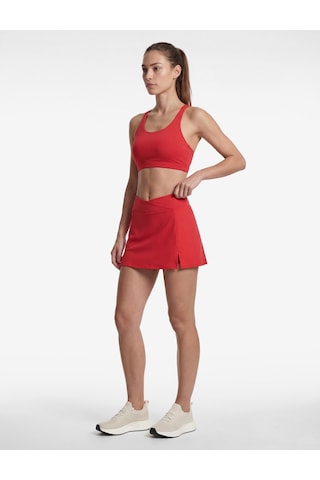 Koton Yırtmaç Detaylı Yüksek Bel Slim Fit Mini Spor Şort Etek Kırmızı 6sak40142nk