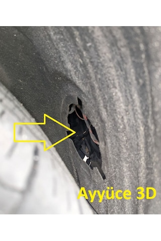 Ayyüce 3d, Mini Cooper 07-15 Çamurluk Davlumbaz Kapağı, 1x, Siyah