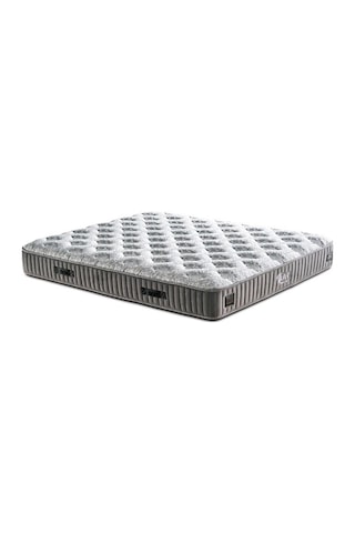 Line Visco Yatak 100x200 Cm Tek Kişilik 28 Cm Visco Süngerli Yaylı Lüks Yatak Orta Sert Koyu Gri