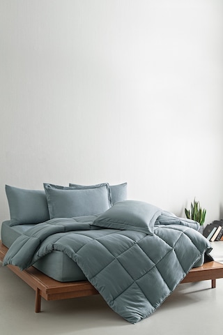 Puffy Mabel Çift Kişilik Comfort Uyku Seti - İndigo Mavi