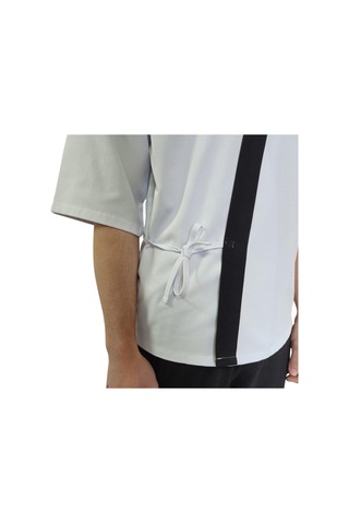 Formteks Sushi Şef Kimono Ceketi Beyaz Siyah Kırmızı