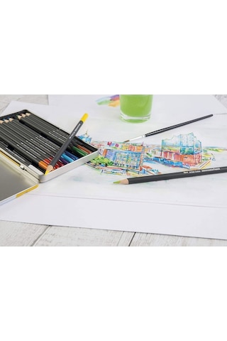 Eberhard Faber Watercolour Pencil Artist 12 Li Ef-516013