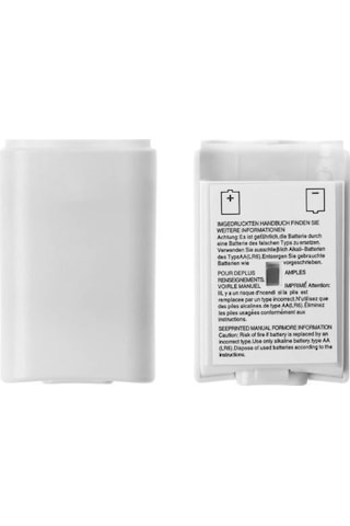 Kontorland Xbox 360 Kablosuz Oyun Kolu Beyaz Pil Kapağı