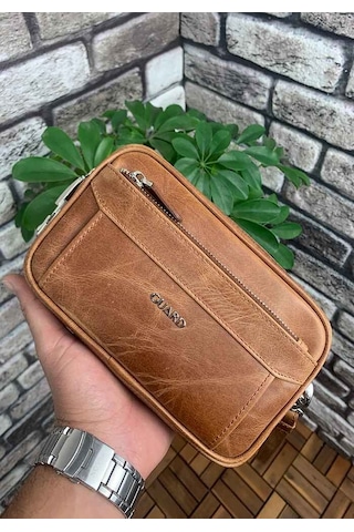 Guard Antik Taba Hakiki Deri Şifreli El Çantası Taba