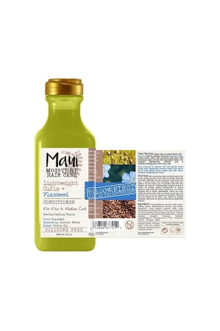 Maui Flaxseed Hafif Bukleli Saçlar İçin Saç Kremi 385ML