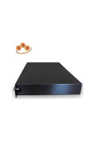 Kastap 1U 12 Port19'' Fiberoptik Patch Panel (Kasetli)