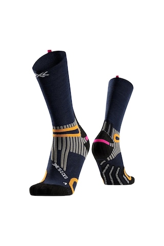 X-bıonıc X-bionic X-socks Hike Anatomix Merino Crew Unisex Çorap Hm00 Siyah