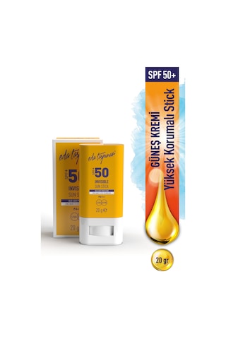 Eda Taşpınar Invisible Yüz Güneş Korucu Stick SPF50+ 20 G