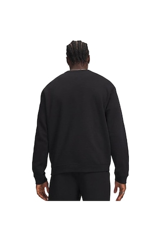 Under Armour Rıval Flc Crew Erkek Sweatshirt 6013447-008 Siyah