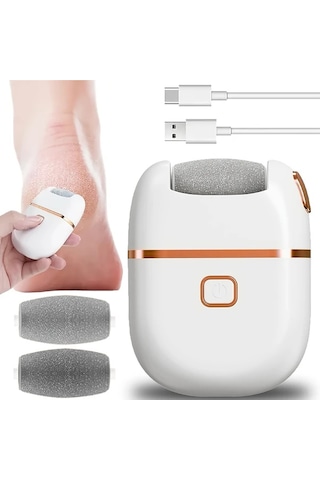 Primepickings Feıyba Bs Şarj Edilebilir 3 Taşlama Başlıklı 2 Hızlı Ayak El Taşlama Makinesi Çatlak Topuklar Ve Tırnak Bakımı İçin