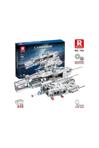 Reobrix 786 Ağır Saldırı Uçağı Lagrange B192 New Earth Heavyattack Aircraft Yaratıcı Yapı Blok Seti Building Blocks - 858 Parça