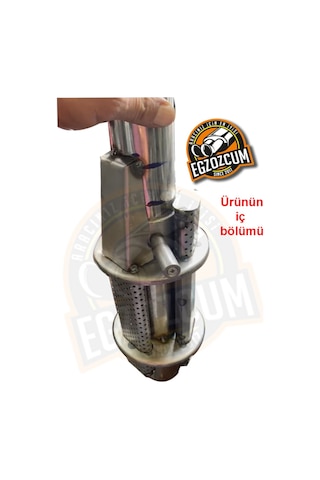60 Mm. 3 Borulu Ses Oranı Yüksek Varex Warex Performans Egzoz Eksoz
