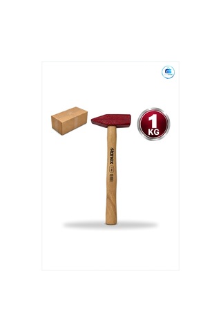 Çekiç 1000 Gr Ahşap Saplı Makine Tipi Hırdavat El Aleti Tamir Mon