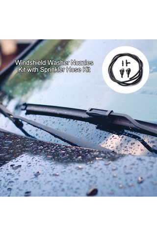 Reedark Chrysler/dodge/jeep/ram İçin 2 Metre Hortumlu 2 Bağlantılı Cam Yıkama Nozulu Seti - Net Görüş Sağlar