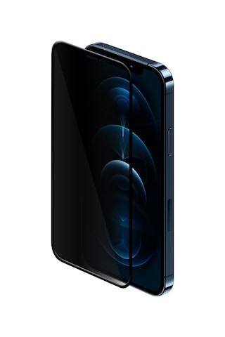 Buff Apple Uyumlu   iPhone 12 Pro 5D Privacy Ekran Koruyucu (535539566)