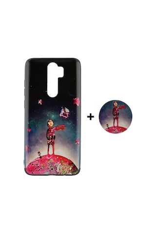 Nettech Xiaomi Redmi Note 8 Pro Uyumlu Desenli Popsocket Seri