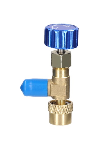 R22 R410 Klima Cihazı Güvenlik Valfi Ekleme Kaliteli Soğutucu Bağlantı Elemanı 5/16 Sae'den 1/4 Sae Hortum Dişi Dönüştürücü Adaptör