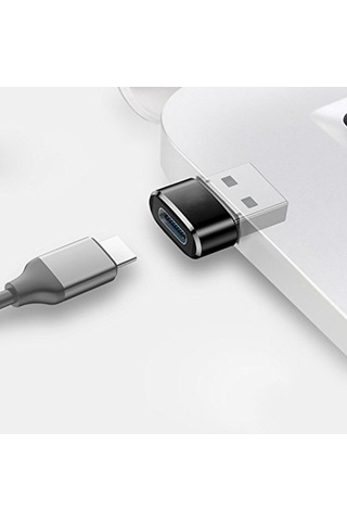 2pcs Usb C Dişi - Usb Erkek Adaptör Tip C'den Usb Dizüstü Bilgisayar Şarj Cihazı İçin Bir Konektör