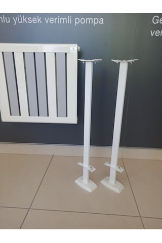 Radyatör Yere Montaj Ayağı 30 Cm 300 Lük Radyatör Içi̇N 1 Set