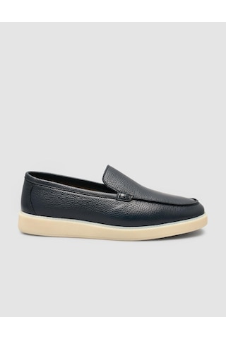 Cabani %100 Lacivert Erkek Loafer Ayakkabı Lacivert