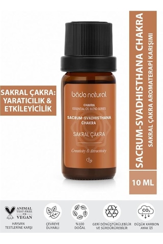 Bade Natural Sakral Çakra Aromaterapi Karışımı 10 ML