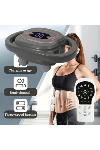 Fochsia Beyaz Renkli Taşınabilir Mini Vücut Masaj Aleti Sırt Ve Tüm Vücut Masaj Cihazı Altın