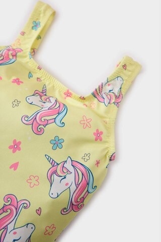 Defacto Kız Bebek Desenli Mayo C0788a525smyl118