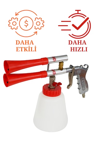 Çift Bilyeli Tornador Detay Temizlik Tabancası Oto Yıkama