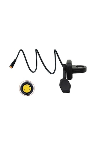 Pazly Elektrikli Bisiklet Scooter İçin Su Geçirmez Siyah Başparmak Gaz Siyah