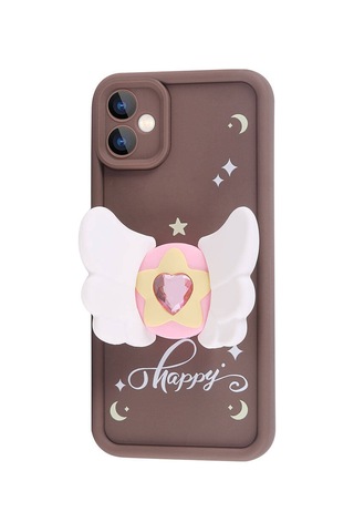 Zore Galaxy Uyumlu A05 Kılıf Kamera Korumalı Figür Tasarımlı Kapya Kapak-koyu Kahve Koyu Kahve