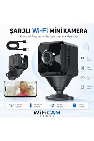 Balık Gözü Lens Geniş Açı Mini Wifi Kamera