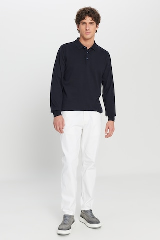 AC&Co / Altınyıldız Classics Erkek Lacı Pamuklu Standart Fit Normal Kesim Polo Yaka Triko Kazak Lacı