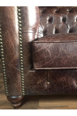 3Amobilyaa 3A Mobilya Hakiki Deri Crank Berjer