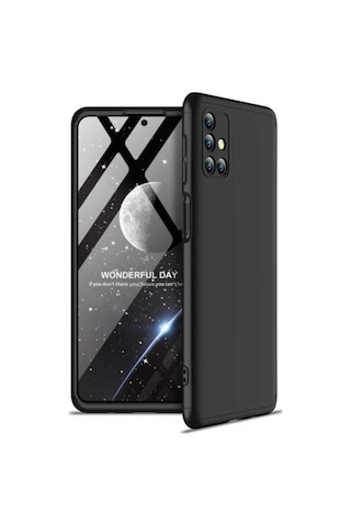 Galaxy M31s Kılıf Zore Ays Kapak Siyah