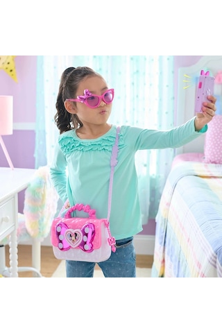 Minnie Mouse Kurdele Çanta Seti Pembe