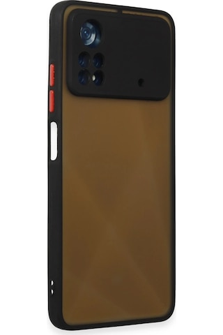 Cosmotex Newface Xiaomi Poco X4 Pro 5g Kılıf Montreal Silikon Kapak - Siyah