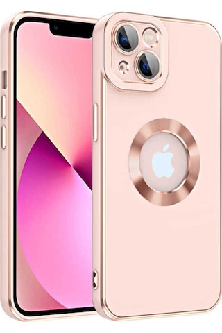 Apple Uyumlu iPhone 13 Kılıf Zore Kongo Kapak Rose Gold